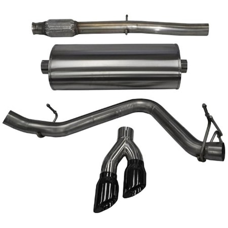 Corsa Exhaust Sport Cat Back Exhaust System C1M-14874BLK